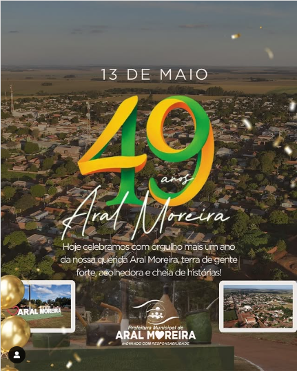 Aniversário de Aral Moreira
